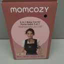 Momcozy Baby Carrier - Ergonomic, Cozy and Lightweight Carrier for 7-45lbs, Effortless to Put On, Ideal for Hands-Free Parenting, Enhanced Lumbar Support, Purehug for Infant to Toddler, Black