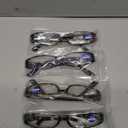 Gaoye 4-Pack Readers for Women, Blue Light Blocking Reading Glasses, Stylish Reading Glasses for Women in 4 Patterns (Blue-purple Tortoiseshell, Purple-yellow Tortoiseshell, Yellow-black Tortoiseshell, Dark Blue Tortoiseshell, Yellow-green Tortoiseshell)