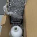 Moforoco Kitchen Dish Soap Dispenser Set, 16OZ Glass Bottle, Hand and Dish Soap Dispenser Set, Instant Dry Tray, Non-Slip Silicone Pad, Brush Holder with Smiley Face Sponge Holder, Kitchen Decor