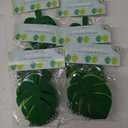 Felt Garland 8 Ft Leaves With Cord Decoration For Hawaiian or Tropical Party 6 Packs