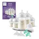 Philips AVENT Natural Baby Bottle with Natural Response Nipple, Newborn Baby Gift Set, SCD838/02 (1 Count (Pack of 1))