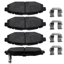 4pcs Brake Pads Rear Set Compatible with Subaru BRZ WRX Outback Impreza Legacy, Scion FR-S Automotive Replacement Rear Brakes Ceramic D1114