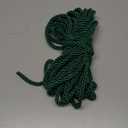 11 Yards Twisted Rope Trim, 8mm/0.31 in Dark Green Soft Polyester Twisted Silk Rope Cord 3-Ply Decorative Cord for Gift Bag/DIY Crafts/Home Decor/Curtain Tieback