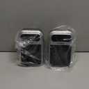 GiveBest 800W Wall Outlet Space Heater with Remote,LED Display Small Plug in Electric Heater with Adjustable Thermostat and Timer for rv and Home Office Bathroom Indoor Use,ETL Listed, 2 Pack, Black