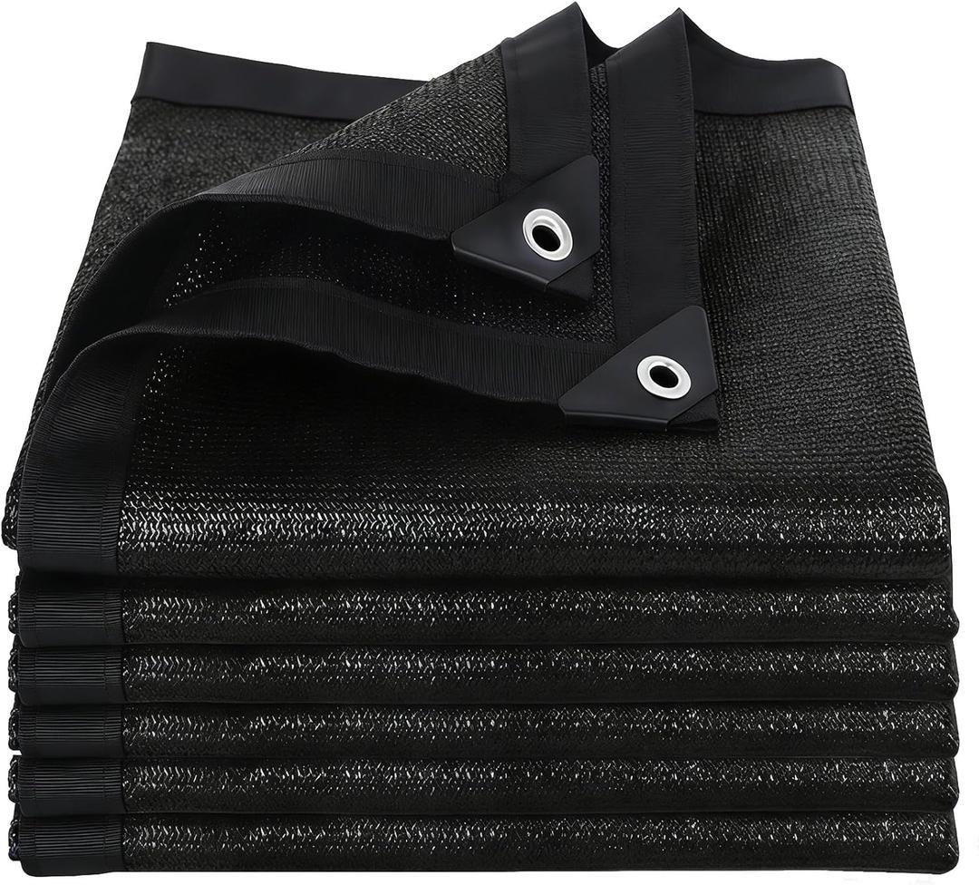 40% Shade Cloth for Garden 4x10FT Sun Shade Net with Grommets Outdoor | HDPE mesh tarp UV protection for greenhouse patio plants vegetables flowers, breathable cover, easy hang