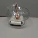 Large Glass Salad Bowl Set with Acacia Wood Base and Salad Serving Utensils, Salad Servers for Party, Fruits, Popcorn, Chips, Pasta, Kitchen Must-Have