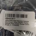 IGMieroNINa Baby Halloween Costume Cute Animals Demon Monster Cosplay Costume Fleece Hooded Romper Outfits (Black)