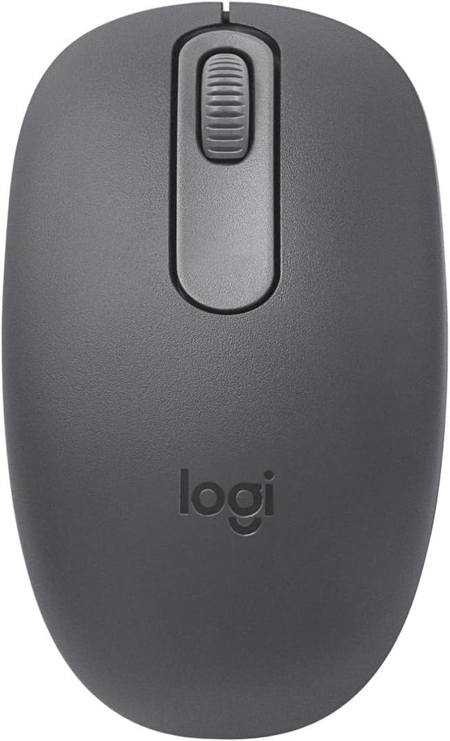 Logitech M196 Bluetooth Wireless Mouse, Compact and Portable Mouse for Laptops, Tablets and More, 12-Month Battery, Smooth Tracking, Compatible with PC and Mac, Windows and macOS - Graphite (One Size)