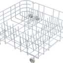 Allstare WD28X31819 WD28X10284 Dishwasher Lower Rack Replacement Parts for GE Dishwasher Parts Lower Dishrack Assembly with Wheels ADW1100N10WW GSD2100V55BB GE Dishwasher Bottom Rack (22.2" x 20.6" x 7.2)