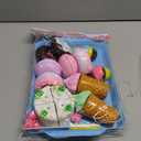 Play Desserts Food Set - Play Food for Kids Kitchen - Pretend Cutting Play Desserts Cake Ice Cream and Donuts Food Toys - Birthday Gifts Set Toy for Boys, Girls, Toddler