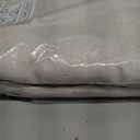 NICETOWN Natural 100% Blackout Linen Curtains 84 inch Long Burg for Living Room, 2 Panels, 52" Wide, Farmhouse Thick Completely Blackout Window Treatment Thermal Insulated Warm Drapes for Winter