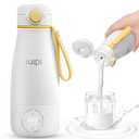 Portable Bottle Warmer, 12oz Large Capacity Baby Bottle Warmer for Formula & Breastmilk, Fast Heating Milk Warmer for Travel wth Child Lock,Precise Temp Control