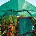 E.share 40% Green Shade Cloth 10ft x 8ft Sun Shade Netting with Grommets, UV Protected Waterproof Garden Plant Cover for Patio Pergola Greenhouse Chicken Coop Kennel
