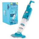 U.S. Pool Supply Handheld Pool Vacuum Cleaner - Manual Rechargeable Pool Vacuum for Above Ground Pools, Hot Tub Spa Vac - Cordless, Powerful Suction, Inground, Scrub Brush Head, Cleaning Leaves Debris