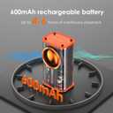 Transparent Wireless Bluetooth Speaker Portable Mini Speaker with LED Colorful Lights Stereo Sound TWS Small Speakers for Office, Party Camping, Shower, Home, Travel