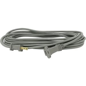 Woods Light Duty Extension Cord, 20Ft, 16 Gauge, Small Appliance Cord, SVT, Gray, 990547