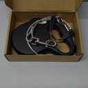 16ft Retractable Dog Leash for Large Breed Dogs up to 110 lbs with a Detachable Chew Proof Extender Wire Ropes (Black, L)