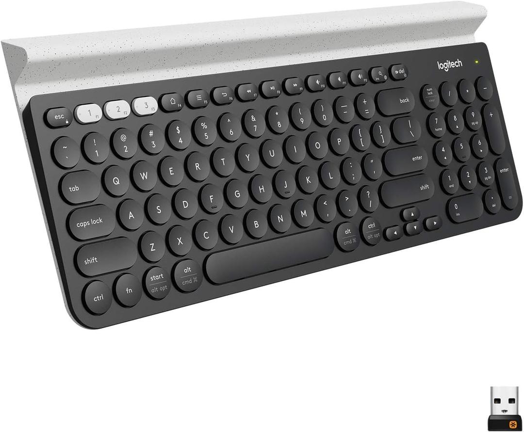 logitech K780 Multi-Device Wireless Keyboard for Computer, Phone and Tablet 