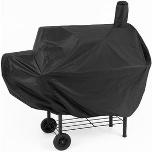 BBQ Cover for Outside Smoker: Waterproof Heavy Duty 41.3" Grill Cover - Dustproof Fade & UV Resistant Material Fits for Outdoor Barbecue Charcoal Grill Offset Smoker
