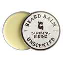 Striking Viking Beard Balm for Men  Light Hold, Unscented, 2 Oz - Leave-in Beard Conditioner with Shea Butter, Tea Tree, Argan & Jojoba Oils - Smooth, Shape & Moisturize Coarse, Dry Facial Hair (2 Ounce (Pack of 1))