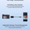 Memory Card Reader, 6in1 USB 3.0 and Lightning to SD Micro SD MS CF Card Reader Adapter with 5Gbps USB-A/C Data Ports, 4 Cards Simultaneously Read and Write, for iPhone, Laptop, MacBook, iPad and More