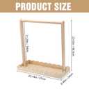 Lxmxgk Wooden Baby Clothing Rack for Toddler, Baby Shower Crate Closet, Baby Storage Crate with Hangers, Pets Clothes Rack with Storage Box & Hanging Rod for Dogs Cats, Newborn Gifts Basket (Wavy)