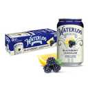 Waterloo Sparkling Water, Blackberry Lemonade Naturally Flavored, 12 Fl Oz Cans (Pack of 12) Zero Calories and Zero Sugar or Sweeteners (EXP 06/02/27)