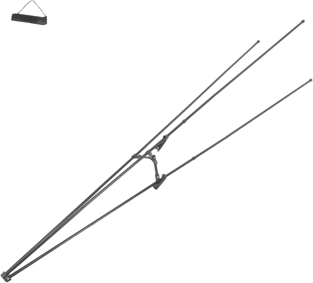 Portable Folding Metal Easel Stand with Stable Tripod Base for Outdoor Painting and Indoor Drawing Versatile Display Stand for Photos Books Posters and Art Supplies Lightweight