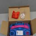 Electric Balloon Pump,110V 600W Portable Dual Nozzles Balloon Pump,Air Pump Balloon Blower for Party Decorations with Tying Tool (Small, Blue)