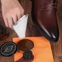 12Pcs Polish Kit for Men & Women - 4 Various Brushes, Black Brown Neutral Mink Oil with Luxurious Box for Shoes, Boots Shine Care Kit,Christmas Gifts for Dad Mom Boyfriend Husband Brother Grandpa