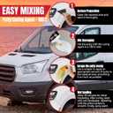 Auto Body Filler, Car Scratch Repair Kit, 100g Car Filler & 10g Hardener, Sandpaper, Scraper, Harden without Cracking, Quick-Drying Suit for Car, Boat, Metal, Fibreglass Paint Scratch Removal Repairs