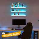 3-Pack Shelf Lights, Upgrade Battery Operated 20inch Led Strip Lights with Remote, Color Change with Timer Floating Shelves LED Wall Lights, DIY Led for Bedroom, Kitchen, Indoor Room Decor
