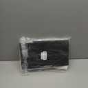 Door Draft Stopper 29"-30" Inch Under Door Draft Noise Blocker Black Gap Stoppers Entry Door Draft Guard for Bottom of Doors Adjustable Twin Door Draft