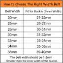 Vatee's Men/Women Reversible Genuine Leather Without Buckle Replacemen Belt Strap 1.34"/1.5" Wide