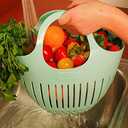 Hutzler Mini Garden Colander Garden Basket, Small, Pink