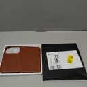 OCASE for iPhone 17 Pro Detachable Wallet Case with Card Holder, 2 in 1 PU Leather Flip Folio with RFID Blocking Stand Wrist Strap Shockproof Phone Cover 6.3 Inch 2025, Brown