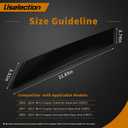 Windshield Post Trim A-Pillar(Right Driver Side) Molding Cover Compatible with Mini Cooper R55 R56 R57 2007-2015 Windshield Side Molding Replaces 51137272584