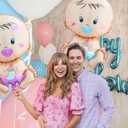 2 Pcs Gender Reveal Balloons Set (Boy & Girl) - 17.7" x 26.8" Foil Balloon for Gender Reveal Party Decorations,Baby Showers, and Photography, Pregnancy Announcement