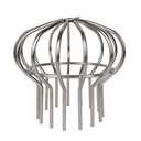 Baitaihem 304 Stainless Steel Drain Outdoor Roof Anti-Blocking Line Cap Drain Cover Gutter Protector Cleaner Gutter Cleaning Tool,4 inch