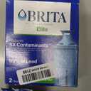 Brita Filter Replacements for Water Pitchers and Dispensers, Elite, NSF Certified to Remove 99% of Lead, 2 Count, Blue