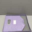 Oterri File Organizer, File Box, File Cabinet for Letter File Folder Storage, Hanging File Organizer for Office/Decor/Home,Document Organizer, 1 Pack, Lavender-Box Only