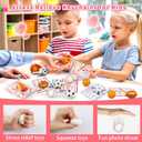 28 Pack Kid Valenitnes Day Cards with Sports Ball Valentines Day Gifts for Kids Classroom School, Valentines for Kids Class Party Favor Squeeze Foam Balls Stress Relief Toy Valentines Exchange Gifts