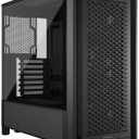 CORSAIR 4000D RS Frame Modular High Airflow Mid-Tower PC Case 3X RS Fans InfiniRail Mounting System Fits Multiple 360mm Radiators Reverse Connector Motherboard Compatible Black