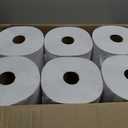 Genuine Joe GJO22700 Hard Wound Roll Towel, 800' Length x 7-8/9" Width, White (Case of 6)