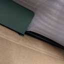 Raised Garden Bed, Elevated Planter Green Metal Plant Box with Legs Standing Garden Stand Drainage Holes Green