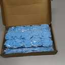 IPOPU 30pcs Baby Blue Roses Foam Flowers Artificial Roses with Stems, Fake Roses with Fake Flowers for DIY Wedding Bouquets Baby Shower Centerpieces Floral Party Home Dcor (Light Blue)