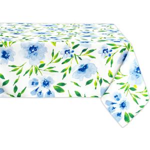 YiHomer Indoor Outdoor Tabletop for Spring Summer Decorations, Picnics and Dinner Parties - Stain and Water Resistant, Spring Blossoms, Tablecloth, 52 x 70 Rectangle