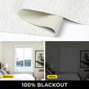 UNISHADES 100% Blackout Cordless Roman Shades for Indoor Windows & French Doors, 23 3/4" W 72" H - Blackout - Natural
