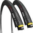 Fincci 700 x 25c Tire Foldable 25-622 60 TPI with LVL3 Nylon Protection for Cycle Race Road Touring Bicycle Bike (Pair)