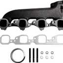 Left Exhaust Manifold Kit - Includes Required Gaskets and Hardware Compatible with C15 25 1500 2500 Jimmy K15 25 35 G20 30, Reference OE: 674-159